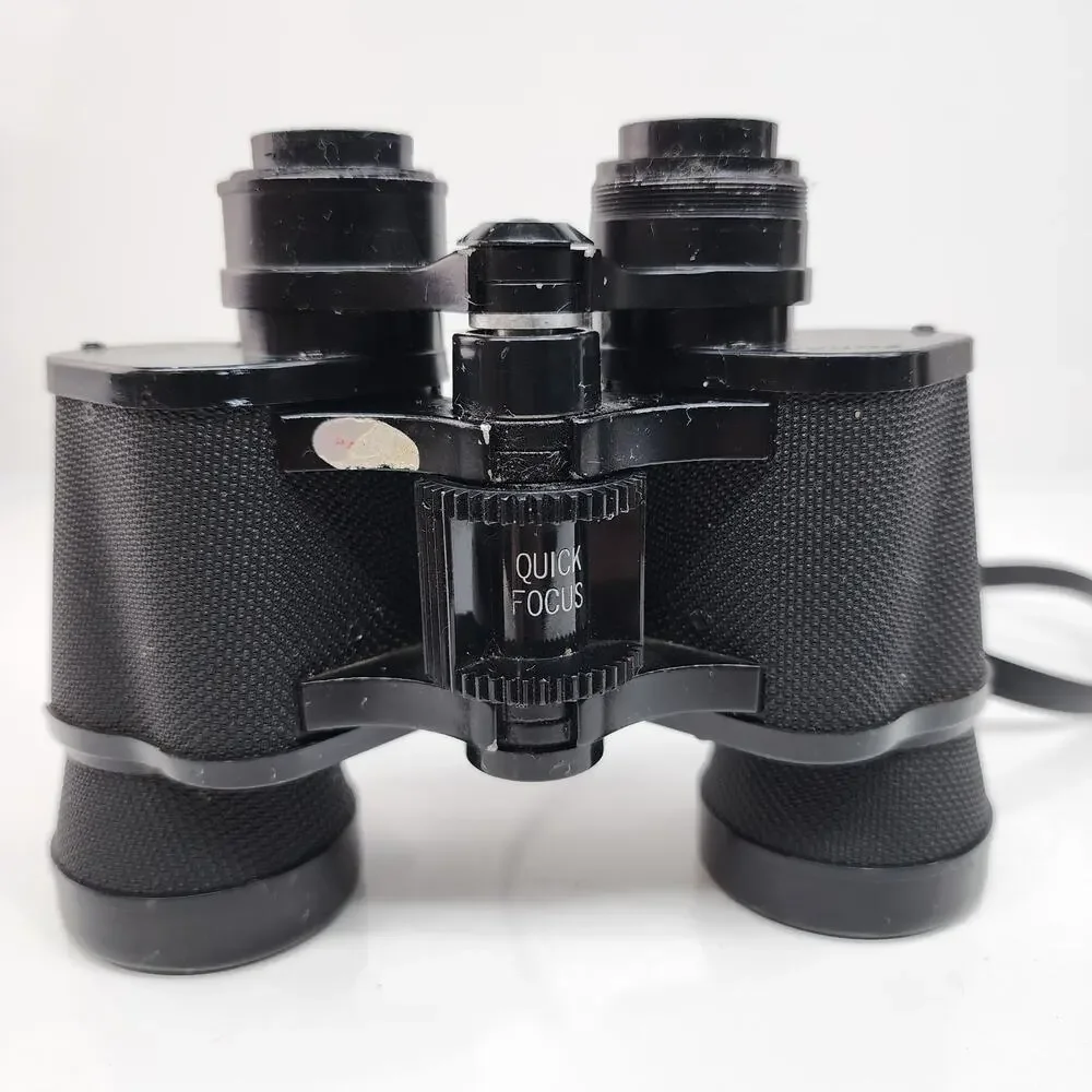 Vintage FOCAL Siam Cat Binoculars 8x40 Wide Angle Quick Focus FOR PARTS